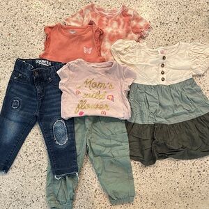 12-18 MONTH HAUL // 1 dress 2 body suits 2 pants 1 tee